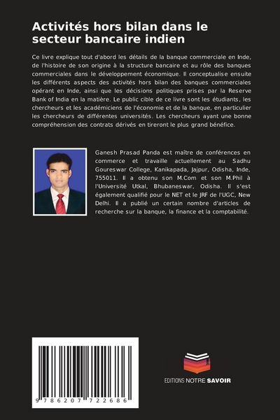 Produktbild: Activit&eacute;s hors bilan dans le secteur bancaire indien