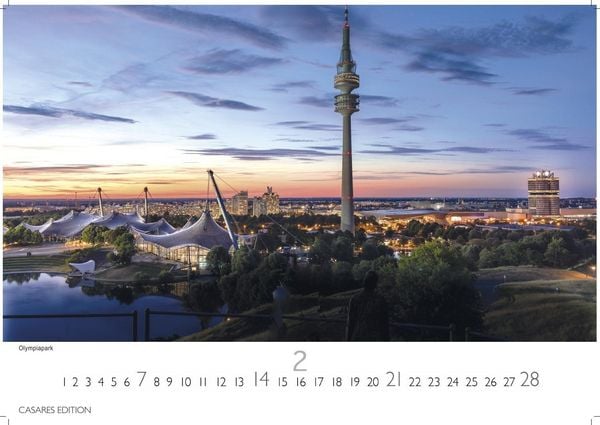 Produktbild: M&uuml;nchen Kalender 2027 &ndash; Wandkalender | Fotokalender Deutschland 24x35cm &ndash; faszinierende Ansichten von Marienplatz bis Alpenpanorama