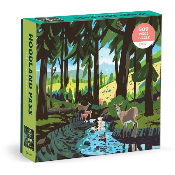 Produktbild: Woodland Pass 500 Piece Puzzle