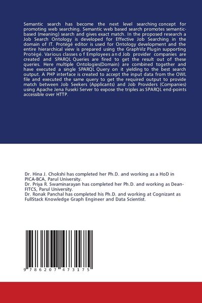 Produktbild: Semantic Job Search: Designing and Developing an Optimized Ontology