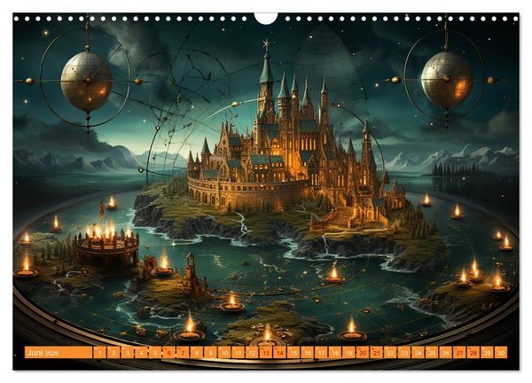 Produktbild: Antike Wegweiser (Wandkalender 2026 DIN A3 quer), CALVENDO Monatskalender