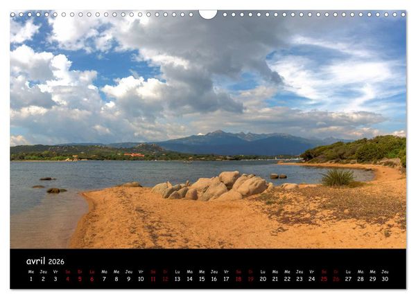 Produktbild: La Corse de plage en plage (Calendrier mural 2026 DIN A3 vertical), CALVENDO calendrier mensuel