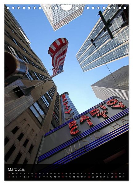 Produktbild: New York (Wandkalender 2026 DIN A4 hoch), CALVENDO Monatskalender