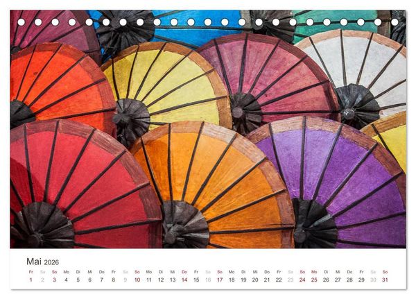 Produktbild: S&Uuml;DOSTASIEN (Tischkalender 2026 DIN A5 quer), CALVENDO Monatskalender