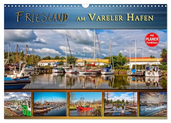 Produktbild: Friesland - am Vareler Hafen (Wandkalender 2026 DIN A3 quer), CALVENDO Monatskalender