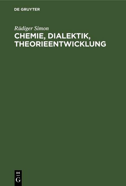 Produktbild: Chemie, Dialektik, Theorieentwicklung