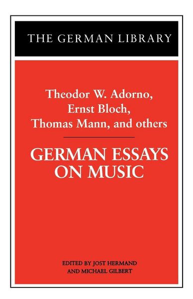 Produktbild: German Essays on Music
