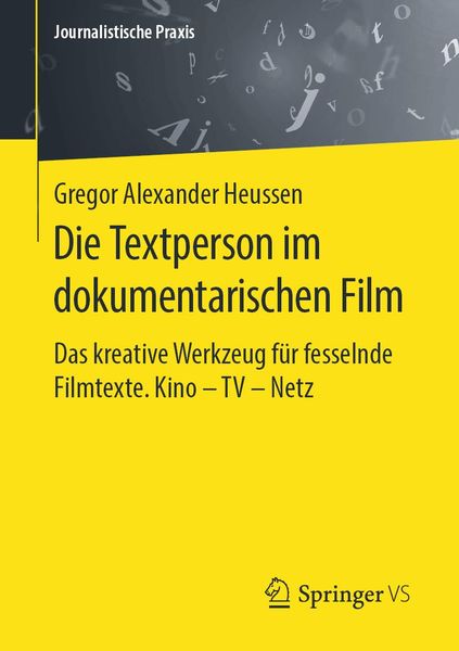 Produktbild: Die Textperson im dokumentarischen Film