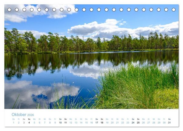 Produktbild: Schwedens Seen (Tischkalender 2026 DIN A5 quer), CALVENDO Monatskalender