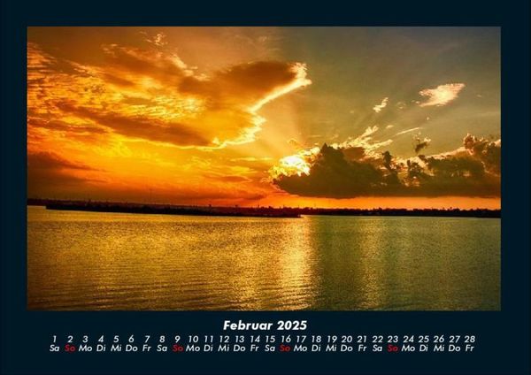 Produktbild: Sonnenunterg&auml;nge 2025 Fotokalender DIN A4