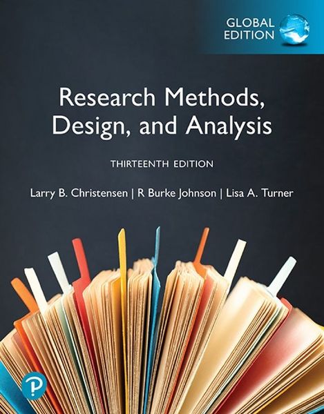 Produktbild: Research Methods, Design, and Analysis, Global Edition