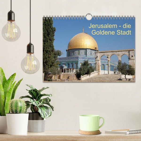 Produktbild: Jerusalem - die Goldene Stadt (Wandkalender 2026 DIN A4 quer), CALVENDO Monatskalender