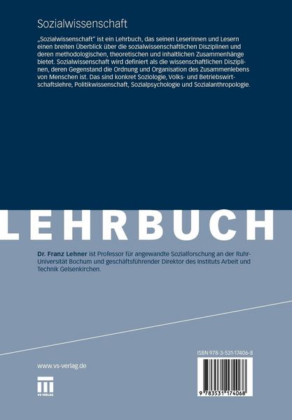 Produktbild: Sozialwissenschaft