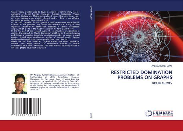 Produktbild: RESTRICTED DOMINATION PROBLEMS ON GRAPHS