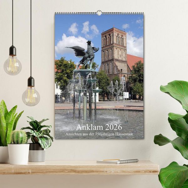 Produktbild: Anklam 2026 (Wandkalender 2026 DIN A2 hoch), CALVENDO Monatskalender