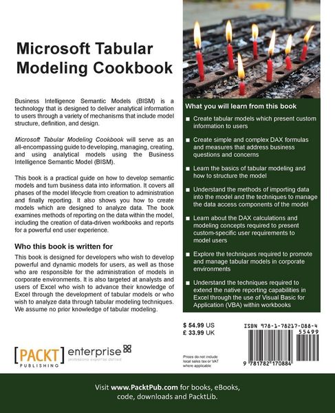 Produktbild: SQL Server and Power Pivot - Tabular Modeling Cookbook