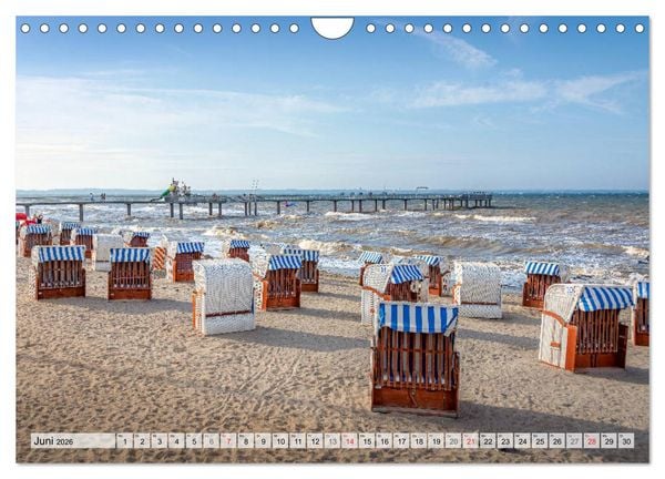 Produktbild: Niendorf Ostsee (Wandkalender 2026 DIN A4 quer), CALVENDO Monatskalender