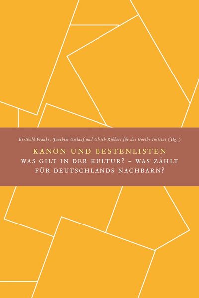Produktbild: Kanon und Bestenlisten