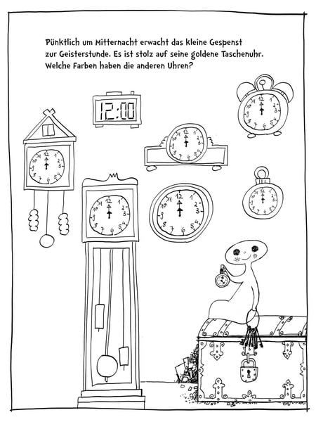 Produktbild: Das kleine Gespenst (Ausmalen, weitermalen, selber malen)