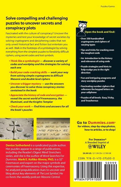 Produktbild: Cracking Codes and Cryptograms For Dummies