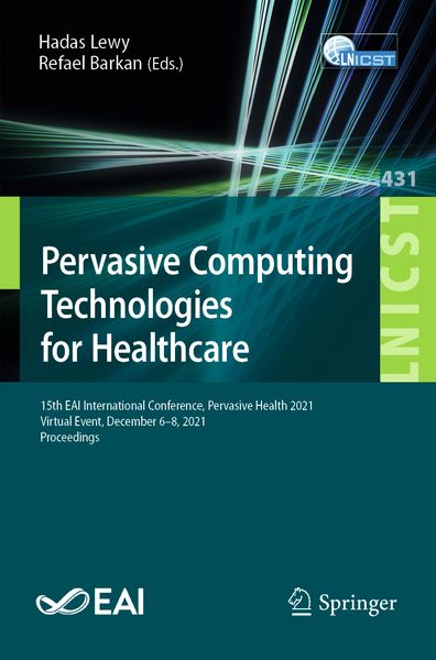 Produktbild: Pervasive Computing Technologies for Healthcare