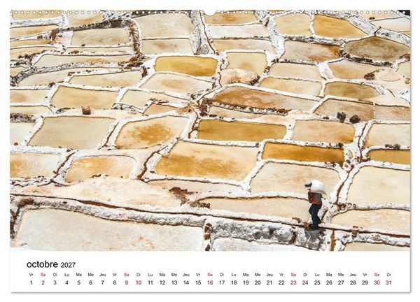 Produktbild: P&eacute;rou Les couleurs de la nature (Calendrier mural haut de gamme 2027 DIN A2 vertical), CALVENDO calendrier mensuel