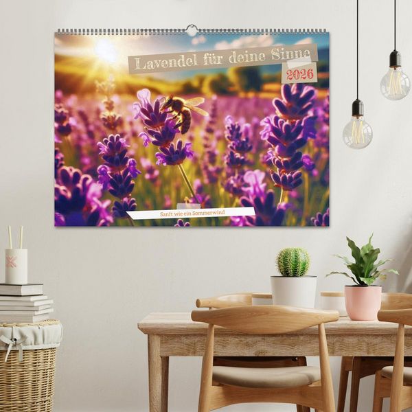 Produktbild: Lavendel f&uuml;r deine Sinne (Wandkalender 2026 DIN A2 quer), CALVENDO Monatskalender