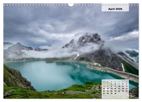 Produktbild: L&uuml;nersee - die blaue Perle der Alpen (Wandkalender 2026 DIN A3 quer), CALVENDO Monatskalender