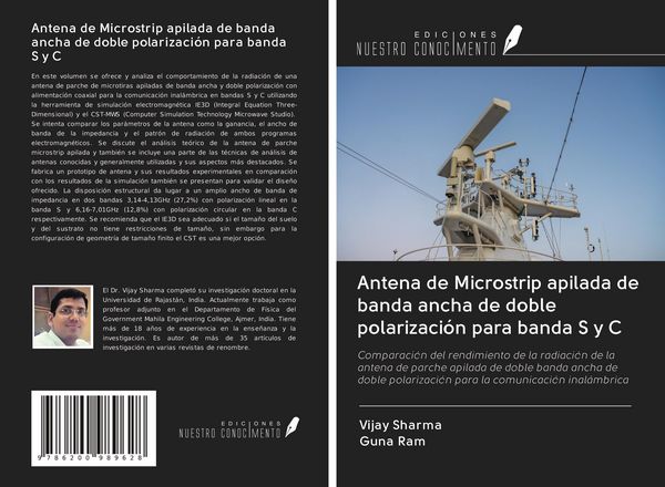 Produktbild: Antena de Microstrip apilada de banda ancha de doble polarizaci&oacute;n para banda S y C