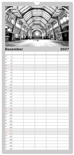 Produktbild: Familienplaner 2027 - Lost Beauty mit 5 Spalten (Wandkalender, 21 x 45 cm) CALVENDO