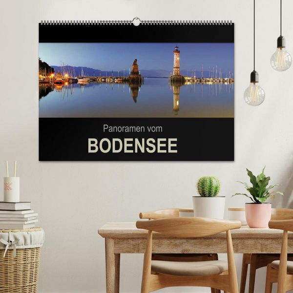 Produktbild: Panoramen vom Bodensee (Wandkalender 2026 DIN A2 quer), CALVENDO Monatskalender