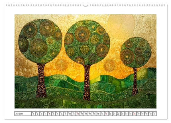 Produktbild: Waldsicht - Ein Lichterspiel (Wandkalender 2026 DIN A2 quer), CALVENDO Monatskalender