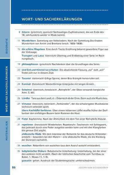 Produktbild: Aus dem Leben eines Taugenichts von Joseph von Eichendorff (Textausgabe)
