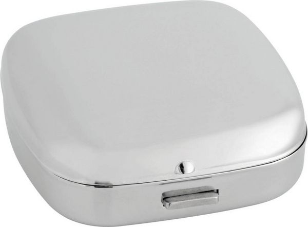 Produktbild: TFA Dostmann 60-1012 Quarz Wecker Silber Alarmzeiten 1