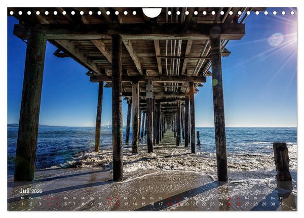 Produktbild: Traumstra&szlig;e Kaliforniens - California Highway No.1 (Wandkalender 2026 DIN A4 quer), CALVENDO Monatskalender