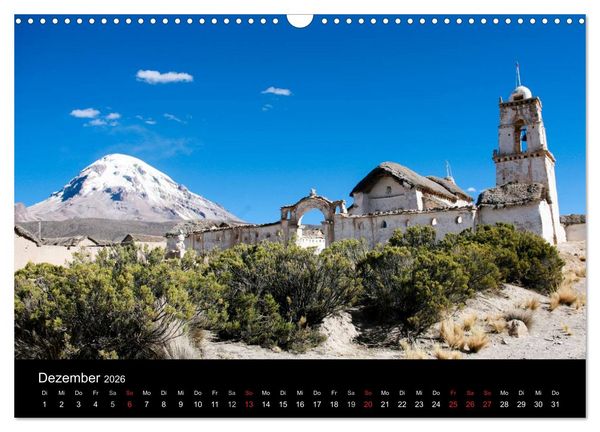Produktbild: Bolivien (Wandkalender 2026 DIN A3 quer), CALVENDO Monatskalender