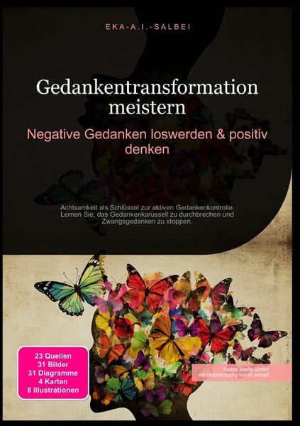 Produktbild: Gedankentransformation meistern: Negative Gedanken loswerden &amp; positiv denken