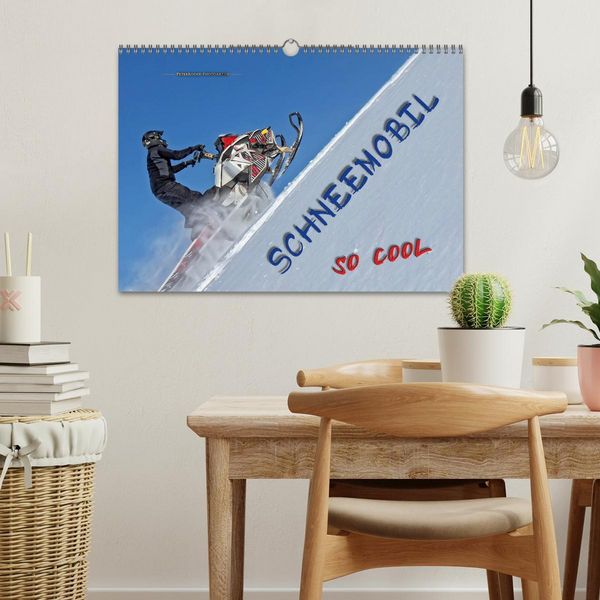 Produktbild: Schneemobil - so cool (Wandkalender 2026 DIN A3 quer), CALVENDO Monatskalender
