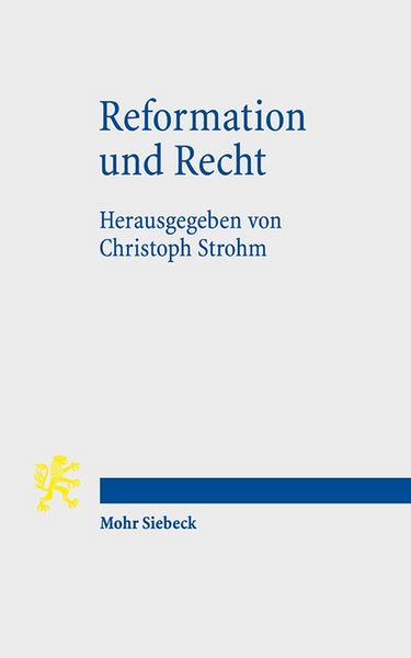 Produktbild: Reformation und Recht