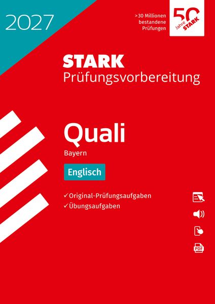 Produktbild: STARK Englisch 9. Klasse - Quali Mittelschule 2027 Bayern - Pr&uuml;fungsvorbereitung
