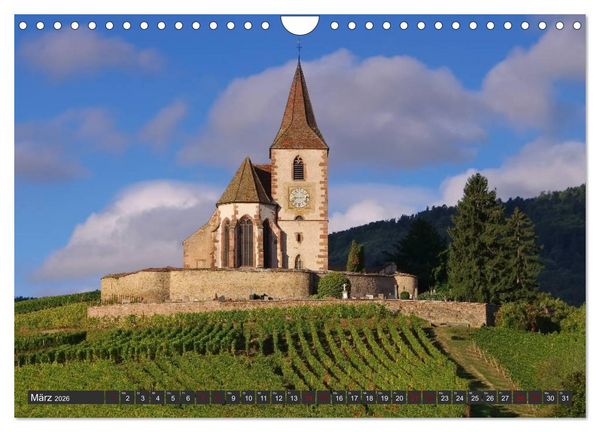 Produktbild: Elsass - Zwischen Rhein und Vogesen (Wandkalender 2026 DIN A4 quer), CALVENDO Monatskalender