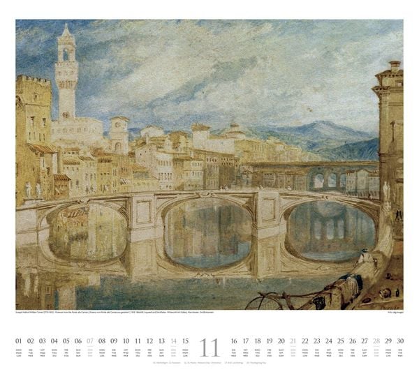 Produktbild: William Turner Kalender 2027