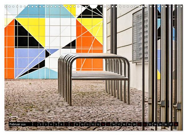 Produktbild: D&uuml;sseldorf - 300mm Perspektiven (Wandkalender 2026 DIN A3 quer), CALVENDO Monatskalender