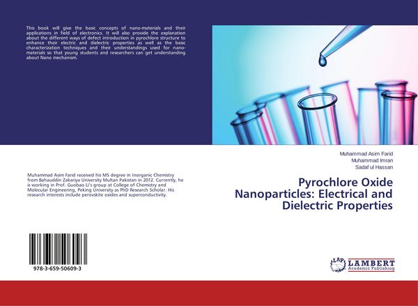 Produktbild: Pyrochlore Oxide Nanoparticles: Electrical and Dielectric Properties