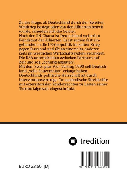 Produktbild: Politische Herrschaft &uuml;ber Deutschland
