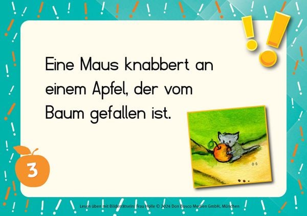 Produktbild: Lesen &uuml;ben mit Bilderr&auml;tseln zu Frau Holle. 34 Bildkarten zur Lesef&ouml;rderung