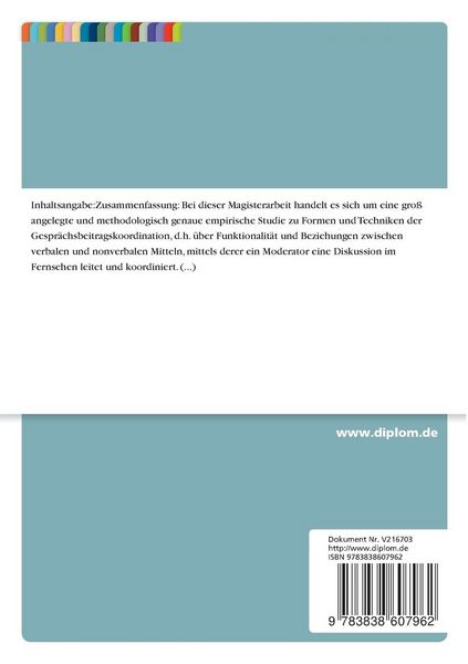 Produktbild: Der Moderator im Kampf ums Rederecht