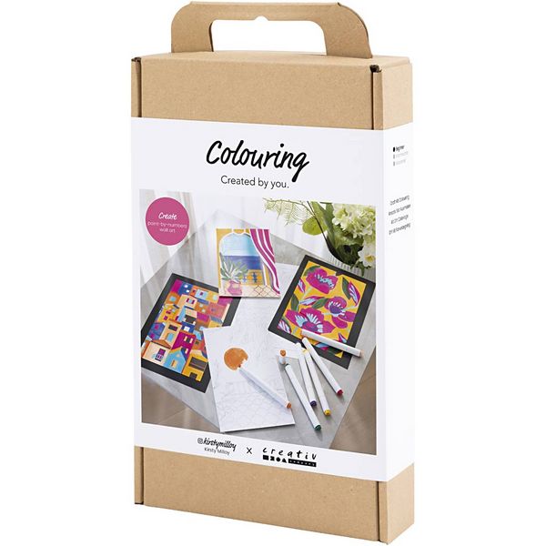 Produktbild: Creativ Company Kreativ Set Ausmalen, Malen nach Zahlen, Marker