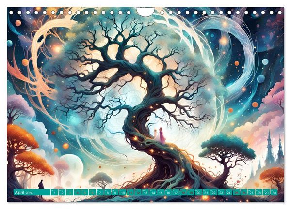 Produktbild: B&auml;ume wie Pers&ouml;nlichkeiten (Wandkalender 2026 DIN A4 quer), CALVENDO Monatskalender