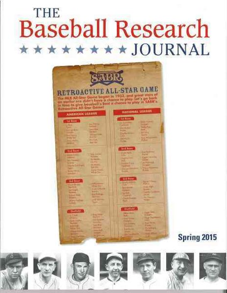 Produktbild: Baseball Research Journal (BRJ), Volume 44 #1